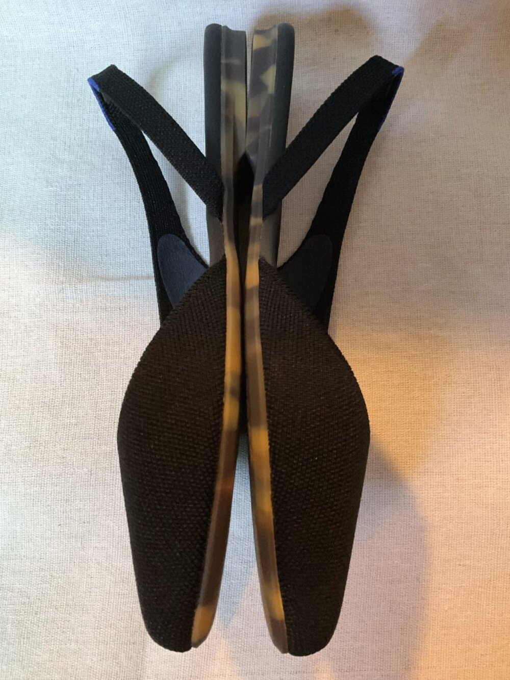 NWB Women’s Rothy’s The Almond Slingback, Black, Sz 10 - Picture 5 of 11